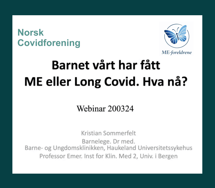 Barnet vårt har fått ME eller long covid. Hva nå?